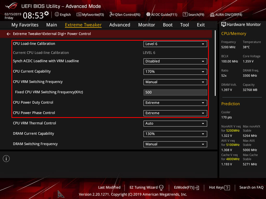 ASUS Maximus Hero XI External Digi+ Power Control