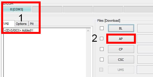 TWRP install steps in Odin