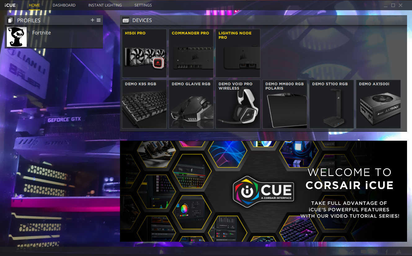 Corsair iCue Profiles - Evil's Personal Palace ... - 1329 x 826 png 1093kB