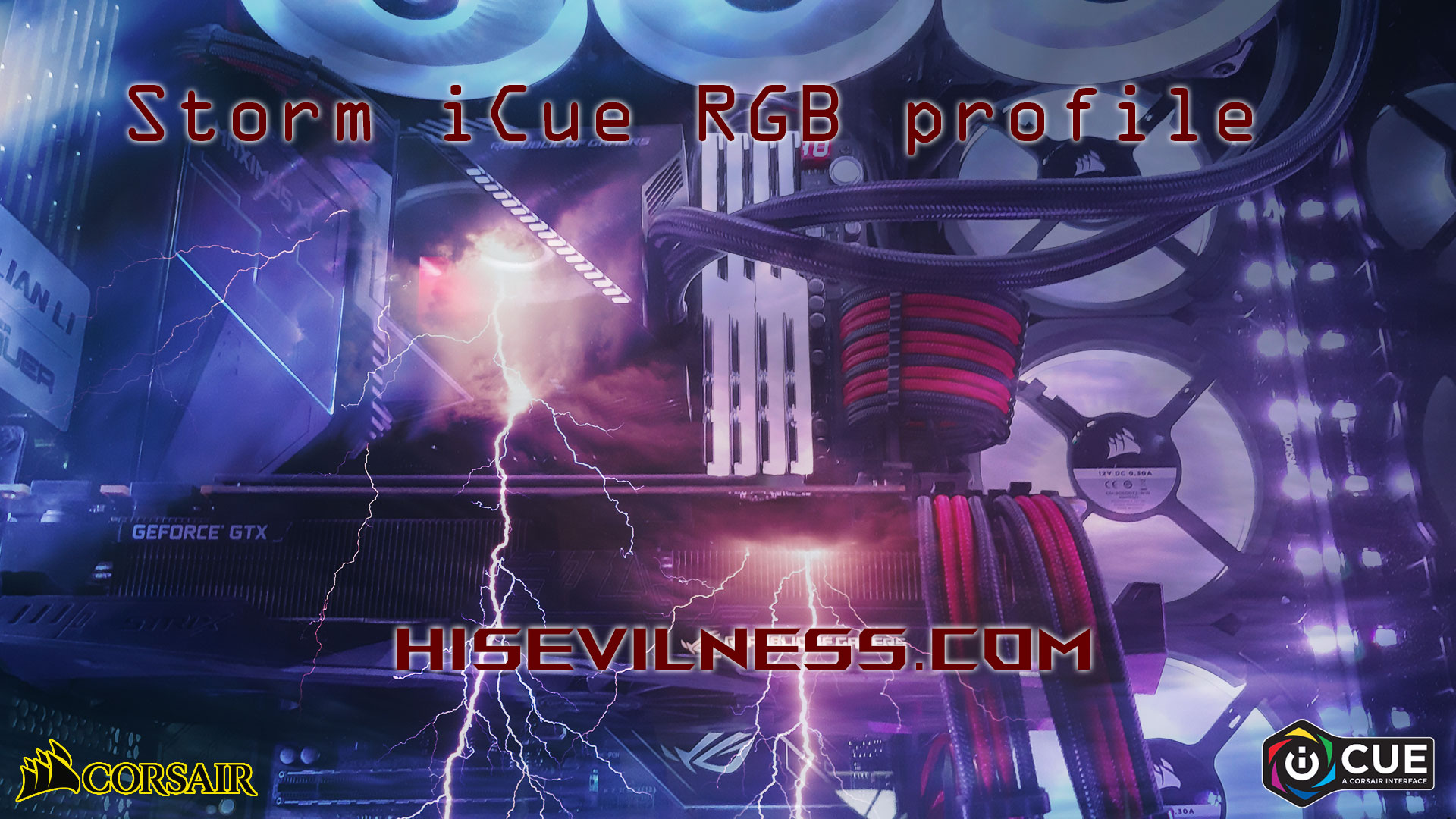 Corsair Icue Rgb Profiles Evil S Personal Palace Hisevilness Paul Ripmeester